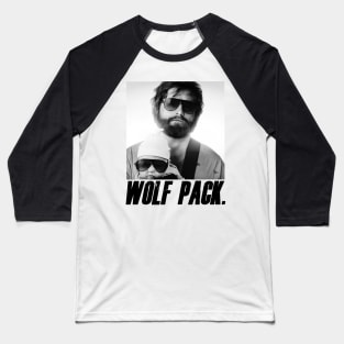 Wolf Pack white Baseball T-Shirt